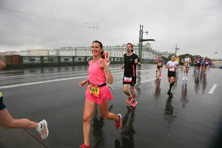 бег под дождем