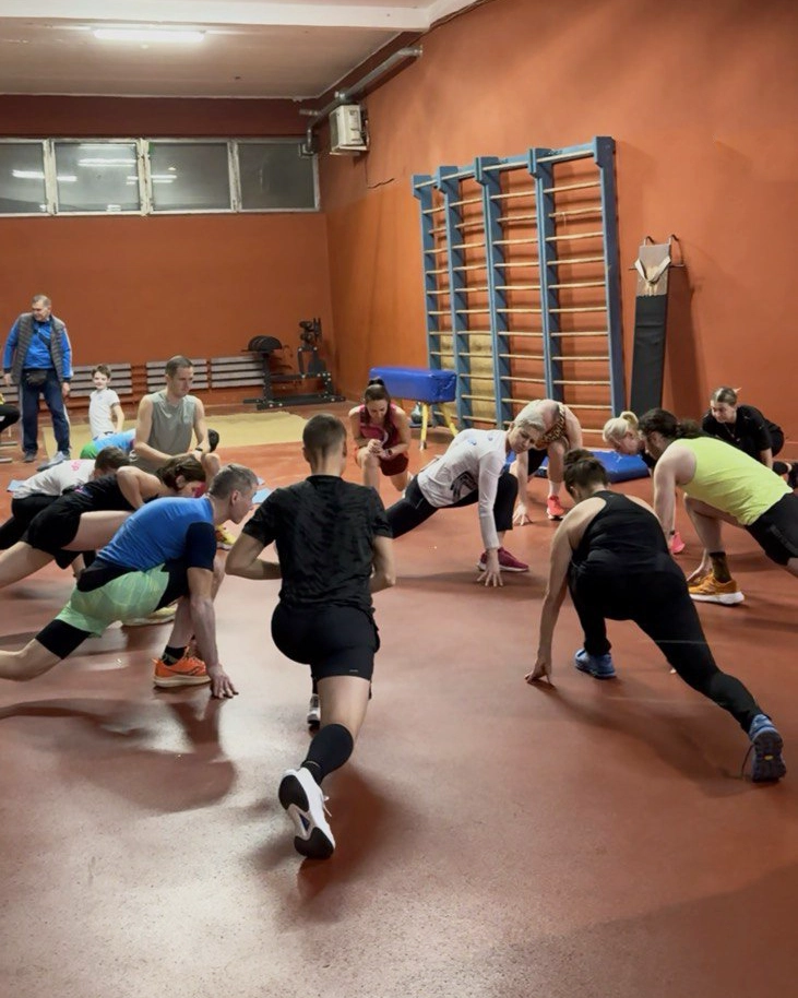 Тренировка в манеже