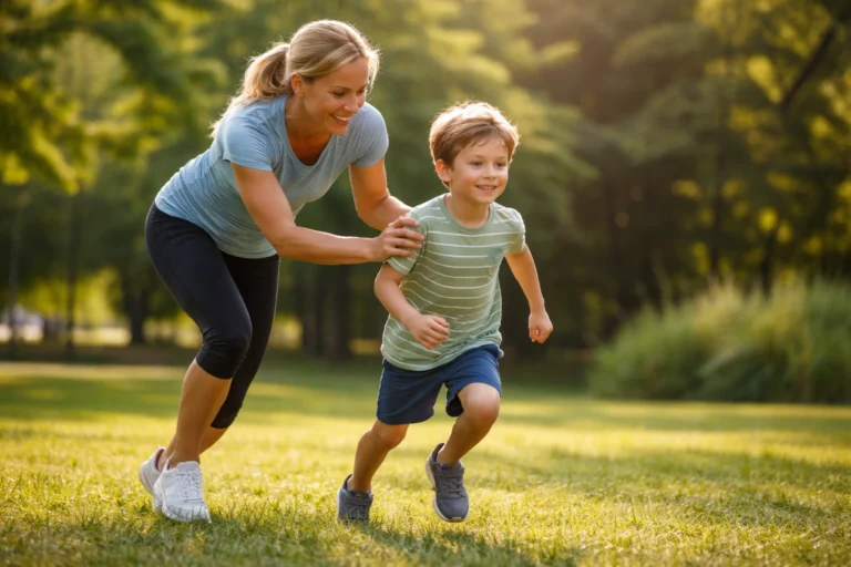 как научить ребёнка бегать