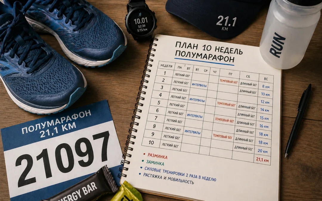 Как подготовиться к полумарафону за 10 недель: план для тех, кто уже бегает