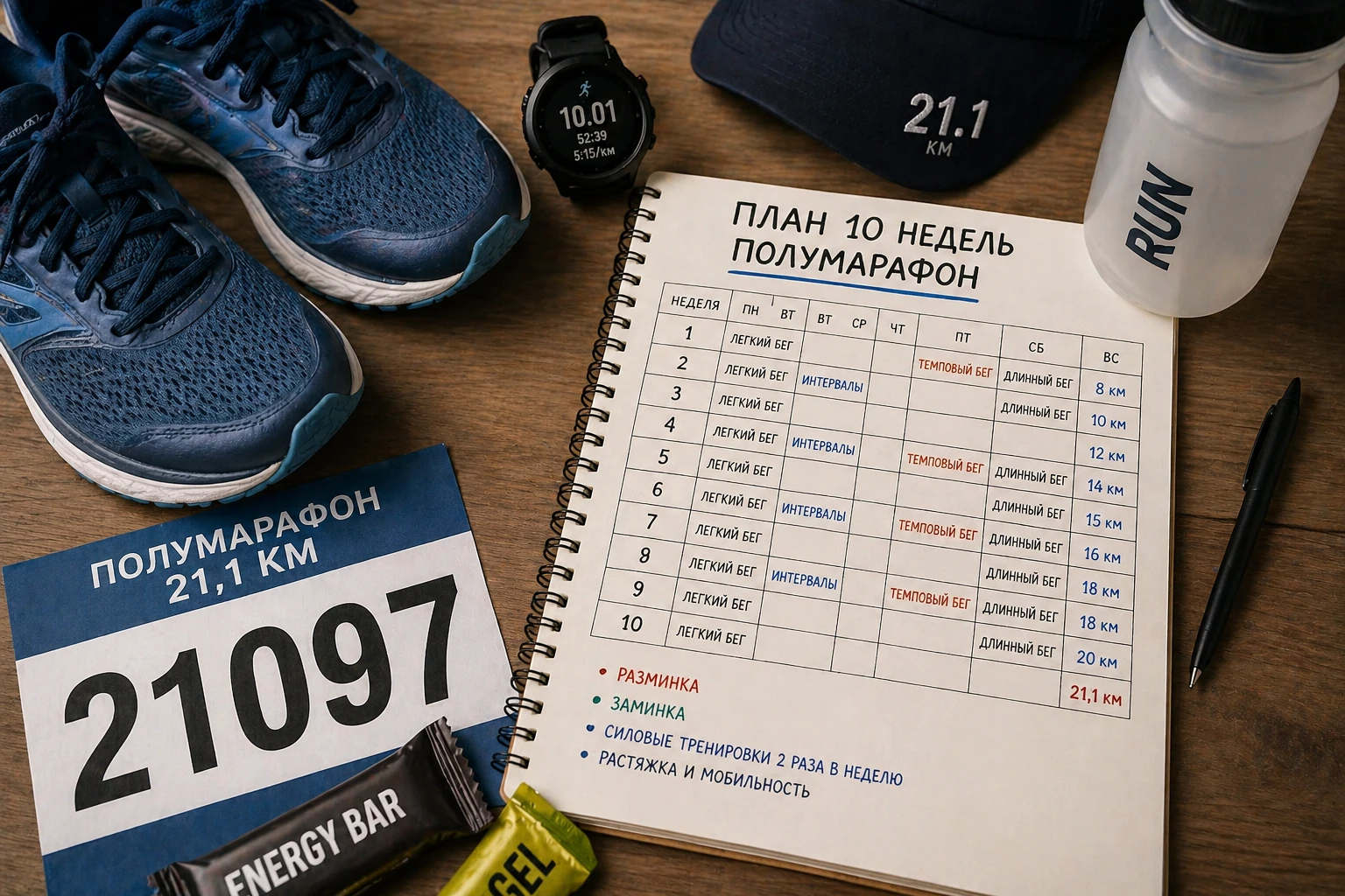 Как подготовиться к полумарафону