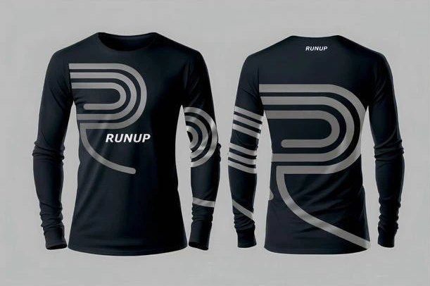 Лонгслив RunUp, чёрный